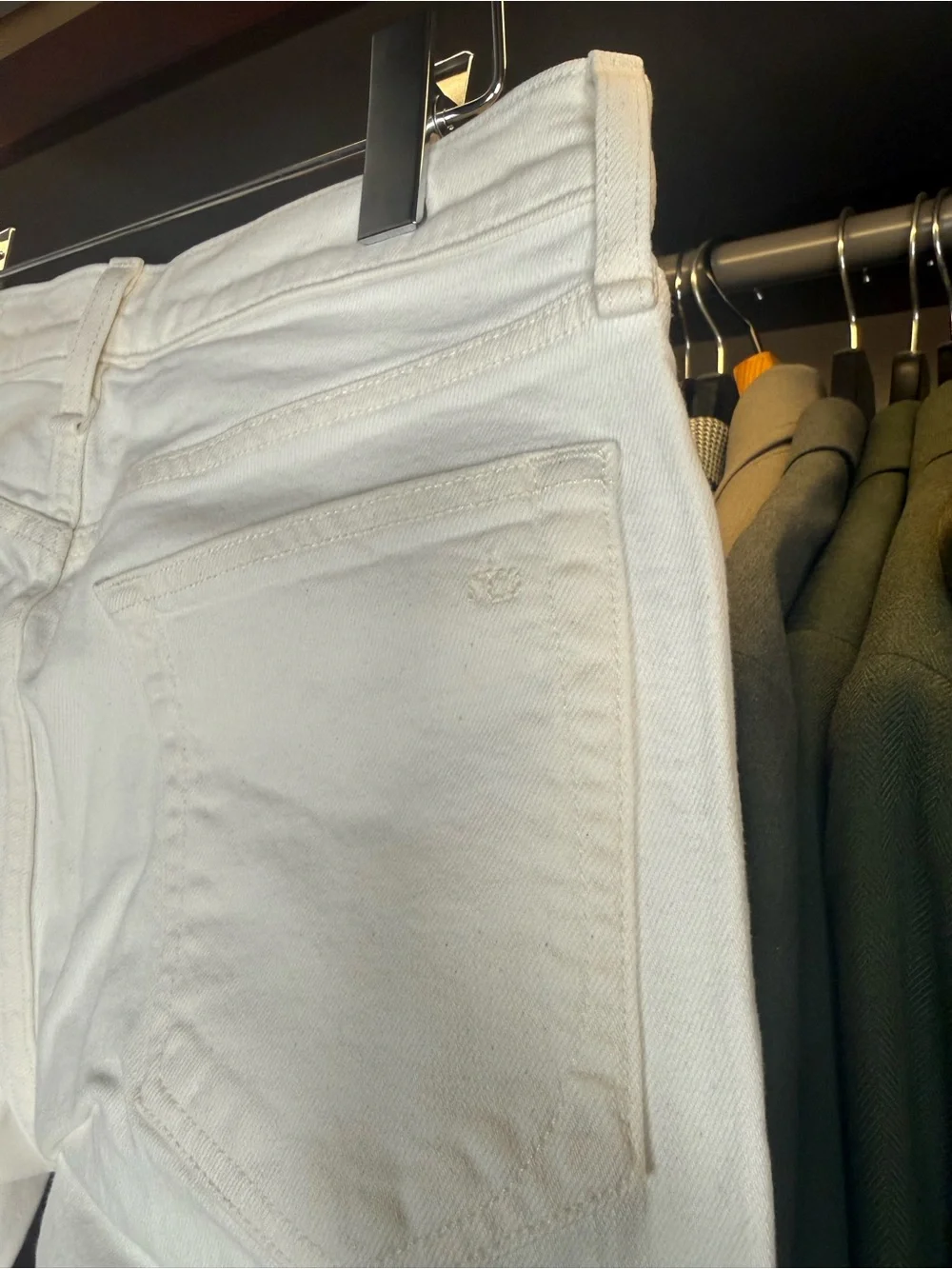 Rag & Bone Fit 2 Slim Jeans in Ecru (Men’s) - Picture 4 of 4